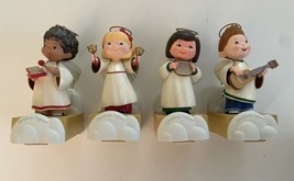 Set Of 4 Hallmark 2012 Wireless Children&#39;s Christmas Pageant Angel Choir... - $84.03