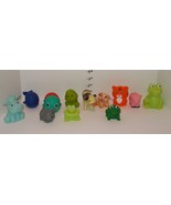 Huge Lot of 12 Different Pretend Play Rubber animals Figures - $34.62 CAD