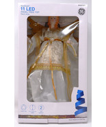 GE 5967835 STAYBRIGHT 11 LED ANGEL TREE TOPPER W/WARM WHITE LIGHTS 14&quot; -... - $34.98