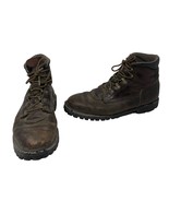 Red Wing 963 Work Boots Men&#39;s Size 9 D Electrical Hazard EH Brown USA Made - £134.81 GBP