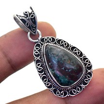 Sanora Chrysocolla Vintage Style Gemstone Handmade Pendant Jewelry 1.90&quot; SA 1702 - £5.18 GBP