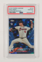Authenticity Guarantee 
2018 Topps Chrome Max Fried Sapphire Edition #316 PSA... - £234.66 GBP
