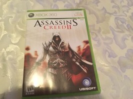 Assassin&#39;s Creed II  Microsoft Xbox 360 2009 Includes manual case and video game - £7.85 GBP
