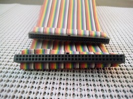 IDC Rainbow Wire Flat Ribbon Cable 64 Pins 48cm Length 2.54mm Pitch Type-C - $6.00+