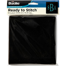 Bucilla Ready to Stitch Blanks - Counted Cross Stitch - Black, 6 x 6 - £17.28 GBP