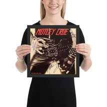 Motley Crue Framed reprint signed &quot;Too Fast For Love&quot; album Framed Reprint - £62.14 GBP
