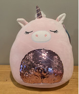 Squishmallow 12 Inch Grecia Sequin Brand New With Tags HTF Pink Metallic... - $40.60 CAD