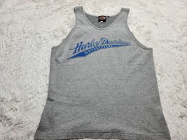 Harley Davidson Tank Top Shirt XL Mesh Knit Myrtle Beach 2-Sided Made In... - £6.76 GBP