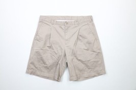 Vtg Nike Mens 36 Distressed Pleated Travis Scott Mini Swoosh Golf Chino Shorts - £35.48 GBP