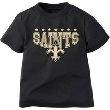 NFL New Orleans Saints Boys Short Sleeve Performance Team T Shirt Size-2T NWT - £8.40 GBP