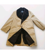 Vtg Mens Jacket Fur Lineds Collared Overcoat Trench Coat Mens 44 R Jcpenny  - €33,78 EUR