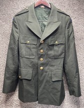 Mens Jacket Derossi &amp; Son US Military Uniform Coat Army Green Size 42R - £22.66 GBP