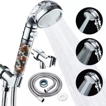 High Turbo Pressure Shower Head Bathroom Powerful Energy Water Saving Filter US - £8.27 GBP+