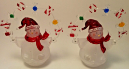 Set of 2 Noel Christmas Snowman Figurines - €18,80 EUR