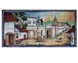 Mexican Talavera Mural - Andres Pueblo 11 - - $432.00