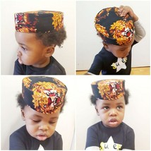 Toddler Isiagu Hat. Traditional Igbo Kid&#39;s Hat Cap . Black Hat Isiagu Li... - £22.67 GBP