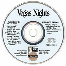 Vegas Nights (PC-CD, 1996) for Windows 3.1/3.11/95 - NEW CD in SLEEVE - £3.96 GBP