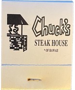 Chuck&#39;s Steak House of Hawaii, Match Book Matches Matchbook - £7.81 GBP