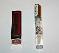 Maybelline  ColorSensational Lipcolor #065 + Lip Gloss #101 Lot Of 2 New - $9.26