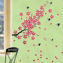 Falling Cherry Bloom - X-Large Wall Decals Stickers Appliques Home Decor - $23.98