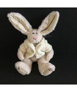 Vintage  Lixin Inc Jointed Bunny Rabbit Plush Stuffed Animal With Sweater - $11.89