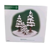  Department 56 Dickens Christmas Village Porcelain Pines 2001 (Set of 4) 59001 - £23.62 GBP
