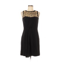 REBECCA TAYLOR 100% Silk Embellished Black &amp; Gold Cocktail Party Dress -... - $129.00