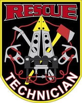 Rescue Technician Firefighter EMS Window Sticker - Various sizes - $4.94+