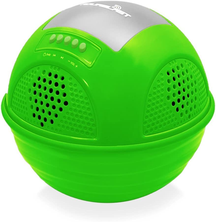 Pyle Pwr90Dgn (Green) Portable Waterproof Floating Pool Speaker - Outdoor - $30.97