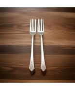 Set 2 Holmes and Edwards SPRING GARDEN Salad FORK Flatware Vtg - $410.86 MXN