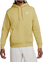 Nike Sportswear Club Fleece BV2654-720 Hoodie Gold/White Men Size XL BRAND NEW - £46.27 GBP