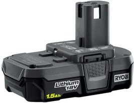 Ryobi P189 18 Volt 1.5 Ah One+ Lithium-Ion Cordless Compact, Release Bat... - £34.39 GBP