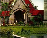 Hull Gate and Botany Pond University of Chicago IL Illinois 1910s Vtg Po... - $3.91