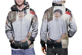 Hayes Grier Magcon Boys  Mens Graphic Zip Up Hooded Hoodie - £27.34 GBP+