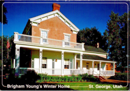 Utah Brigham Young&#39;s Winter Home St. George Back Are Articles of Faith 6 x 4&quot; - £4.33 GBP