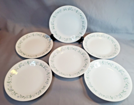 Corelle Country Cottage 6.75&quot; Dessert Bread Plates Heats and Vines Set of Six - £14.18 GBP