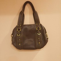 Kenneth Cole Brown Leather Zipped Purse Bag - $22.00