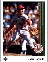 1989 Upper Deck 625 John Costello Rookie St. Louis Cardinals - $0.99