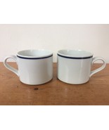 Pair Vintage Dansk Bistro Christianshavn Japan Porcelain Coffee Mugs Tea... - £37.36 GBP