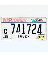 2017 United States Wisconsin Dairyland Truck License Plate C 741724 - $16.27 CAD