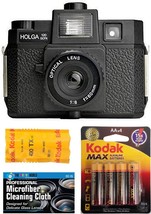 Kodak Tx 120 Black And White Film Bundle With Accessories And Holga, In Flash. - £59.43 GBP