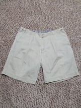 Vtg Osh Kosh B&#39;Gosh Khaki Chino Shorts Men&#39;s 40 Missing Back Button - $19.99