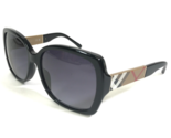 Burberry Sunglasses B4160 3433/8G Brown Nova Check Square Frames Purple ... - $111.98