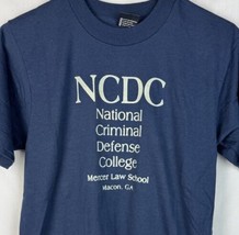 Vintage National Criminal Defense College T Shirt Screen Stars Single Stitch 90s - £31.31 GBP