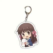  anime keychain for women men acrylic commic character key chain bag accessories school thumb200