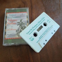 Listen! It&#39;s Christmas Johnny Mathis &amp; CeCe Winans Cassette Tape 1999 Hallmark - £3.89 GBP