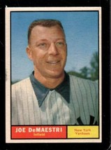 1961 Topps #116 Joe Demaestri Vgex Yankees *NY12192 - £1.51 GBP