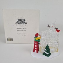  Department 56 Heritage Village Collection A Busy Elf North Pole Sign 56366 - $14.39