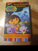 Nickelodeon Dora the Explorer Backpack Adventure VHS Video Tape  Nick Jr Tested - £3.16 GBP