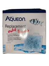 Aqueon 2 Pack Replacement Size &quot;M&quot; Filter Cartridges Fits Quiet Flow 10 ... - $90.66 MXN
